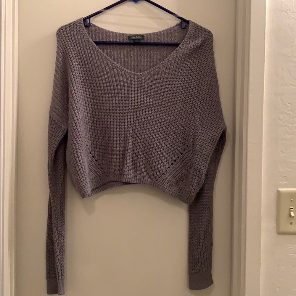 Wild Fable Cropped Sweater